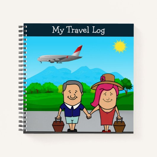 vreugdevolle reis notitieboek (Voorkant)