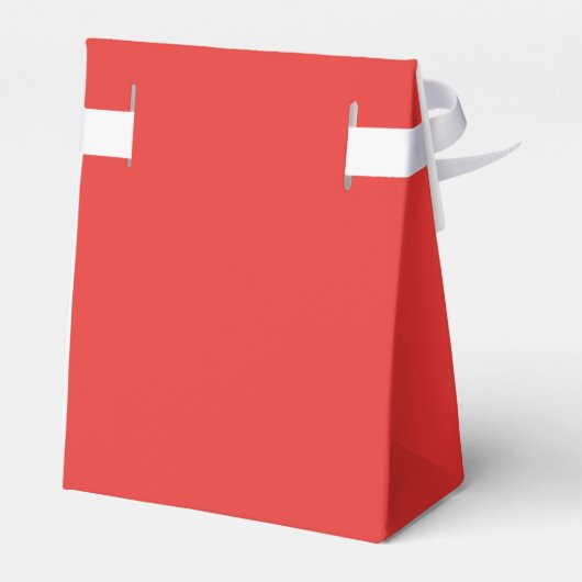 Vreugdevolle Santa Claus Tentdoos Bedankdoosjes (Achterkant)