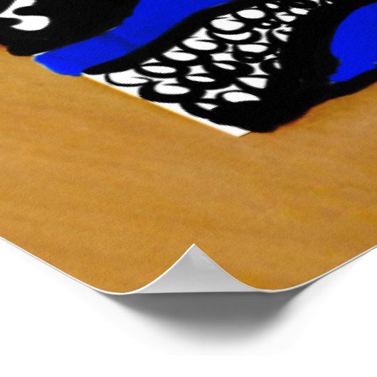 Vreugdevolle sereniteit: een viering van innerlijk poster (Hoek)