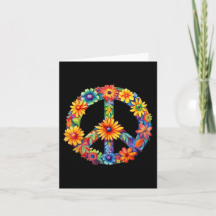 VRIEDEVREDES TEKEN LIEFDE 60er 70er Groovy Hippie Kaart