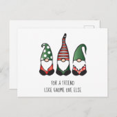 vriend als Gnome Else Briefkaart (Voorkant / Achterkant)