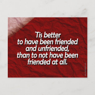 Vriend... Briefkaart