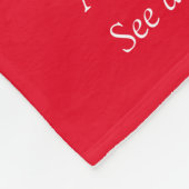 Vriend definitie Modern Fun Rood Fleece Deken (Hoek)