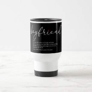 Vriend definitie script liefde hart elegant reisbeker