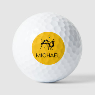 Vriend, Geweldige Silhouette dansers Golfballen
