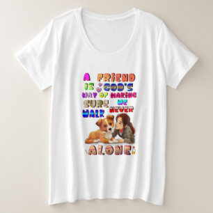 Vriend Gods Manier Om Ervoor Te Zorgen Dat We Nooi Grote Maat T-shirt