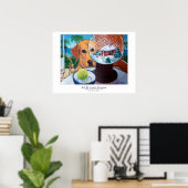 Vriend in de Snowglobe Poster (Thuiskantoor)