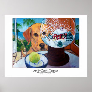 Vriend in de Snowglobe Poster