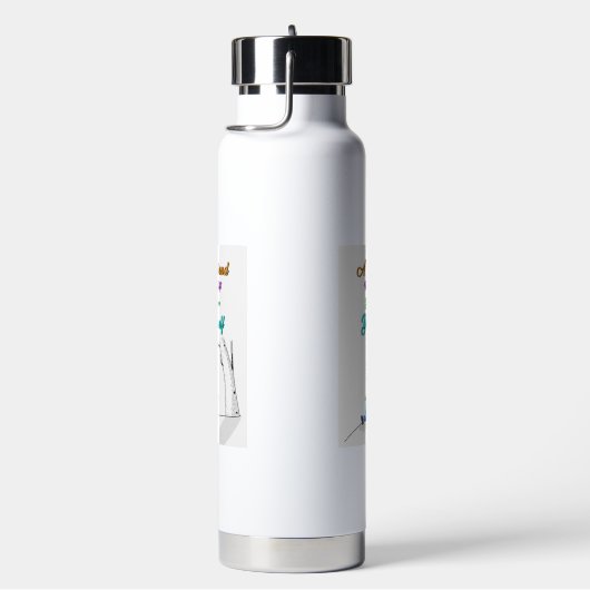 Vriend is een geschenk dat je jezelf geeft Honden Waterfles (Rechts)