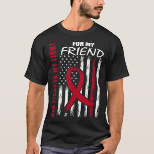 Vriend Multiple Myeloma Bewustzijn Amerikaanse Vla T-shirt