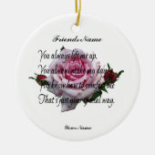 VRIEND QUOTE KERAMISCH ORNAMENT (Voorkant)