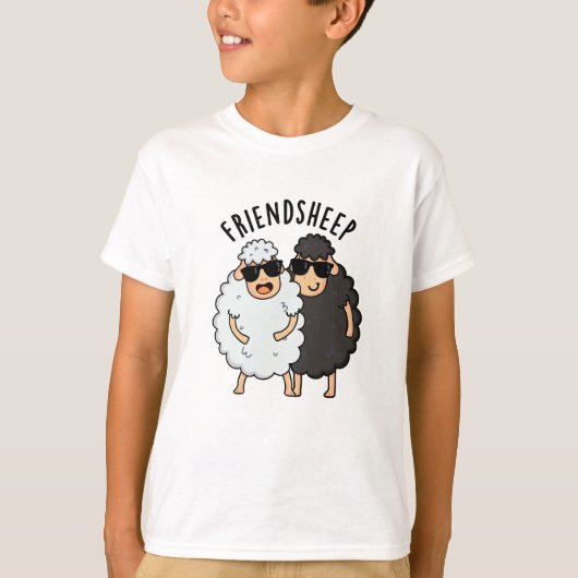 Vriend-schaap Grappige Schaap Pun T-shirt (Voorkant)