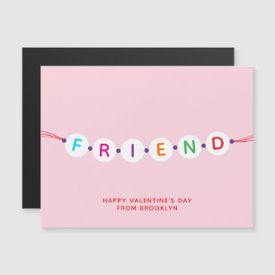 Vriend schattige vriendschapsarmband roze Valentij