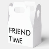Vriend tijd geschenkdoos bedankdoosjes (Geopend)