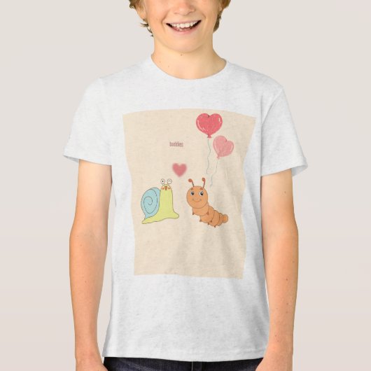 vriend Tri-Blend shirt (Voorkant)