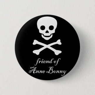 vriend van Anne Bonny bi/pan pride knop Ronde Button 5,7 Cm