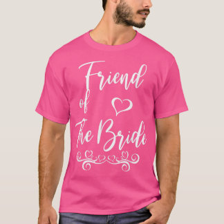 Vriend van Bride & Groom Wedding Matching T-shirt