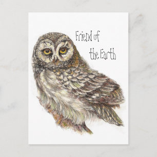 Vriend van de Aarde, Dag van de Uil, Vogel Briefkaart
