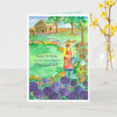 Vriend van de Verjaardag Alliums van de vrouw de Kaart (Gele Bloem)