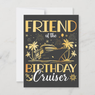 Vriend van de Verjaardagscruiser Vakantie Briefkaart