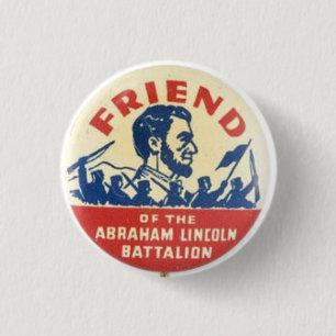 Vriend van het bataljon van Abraham Lincoln Ronde Button 3,2 Cm