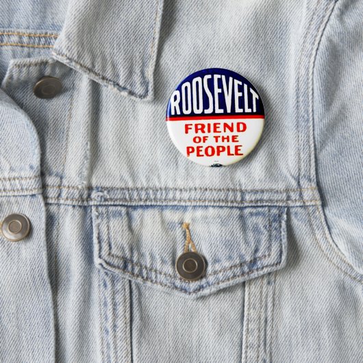 Vriend van het volk - Button (In situ)