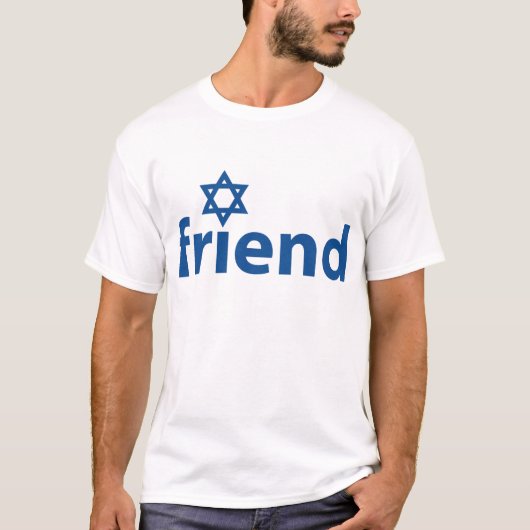 Vriend van Israël T-shirt (Voorkant)