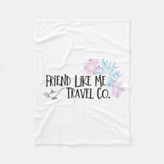 Vriend zoals ik Travel Co. Fleece Blanket Deken