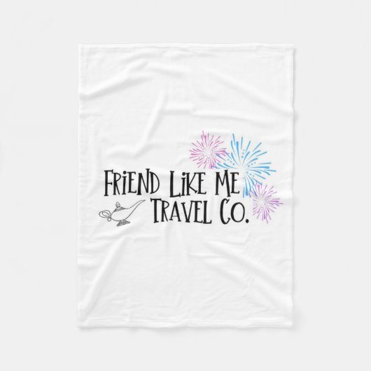 Vriend zoals ik Travel Co. Fleece Blanket Deken (Voorkant)