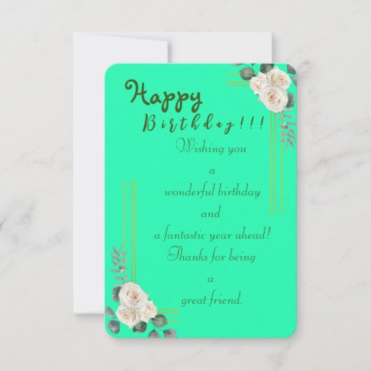 Vriendag Kaart (Voorkant)