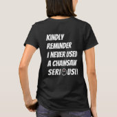 vriendelijk herinnering T-Shirt (Achterkant)