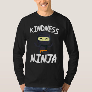 Vriendelijk Ninja Anti Pesten Eendagheidsdag Oran T-shirt