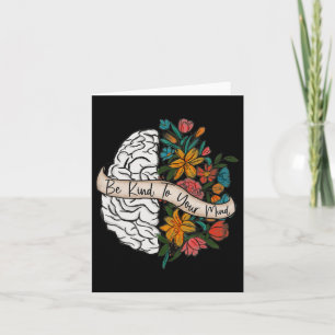 Vriendelijk om je geest Leuke Vrouwen Geestelijke Kaart