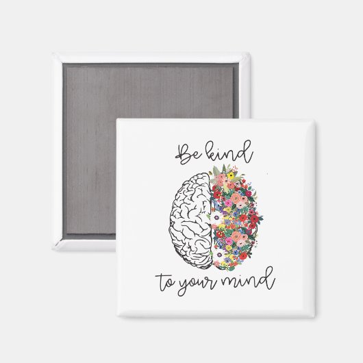 Vriendelijk om je geest Leuke Vrouwen Geestelijke Magneet (Voorkant / Achterkant)