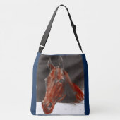 vriendelijk paard crossbody tas (Achterkant)