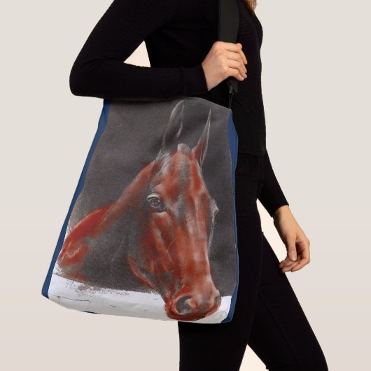 vriendelijk paard crossbody tas (Dichtbij)