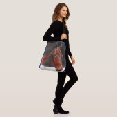 vriendelijk paard crossbody tas (Op model)