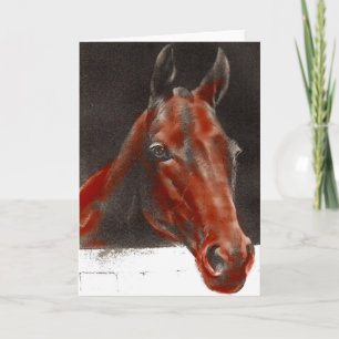 vriendelijk paard kaart