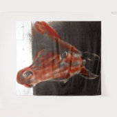 vriendelijk paard wandkleed (Voorkant (horizontaal))