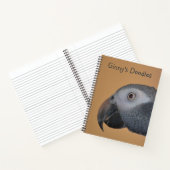 Vriendelijk Parrot Sketchbook Notitieboek (Binnen)