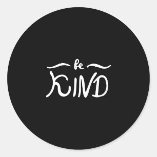 vriendelijk ronde sticker
