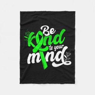 Vriendelijk voor je geest Geestelijke Gezondheid B Fleece Deken