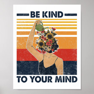 Vriendelijk voor je geest voor mentale gezondheids poster