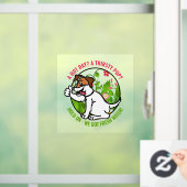 Vriendelijk warm dag Verse water raamsticker (Huis)