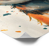 Vriendelijke Baby Tiger Print (Hoek)