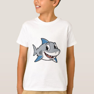 vriendelijke Cartoon haai T-shirt