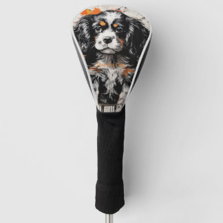 Vriendelijke Cavalier Koning Charles Spaniel Puppy Golfheadcover