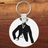 Vriendelijke Dog Sleutelhanger (Voorkant)