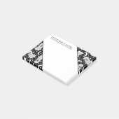 Vriendelijke geest zegt Boo Post-it® Notes (Schuin)