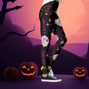Vriendelijke Geesten Kleurrijke Halloween Leggings